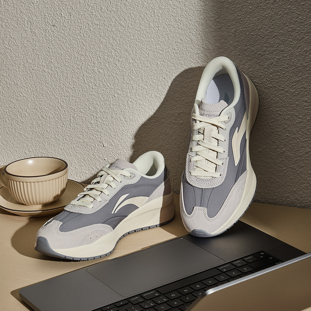 李宁正品载物2.0女子系带低帮经典复古耐磨防滑运动休闲鞋AGCU280,淘宝优惠券,粉丝福利购,淘宝优惠卷