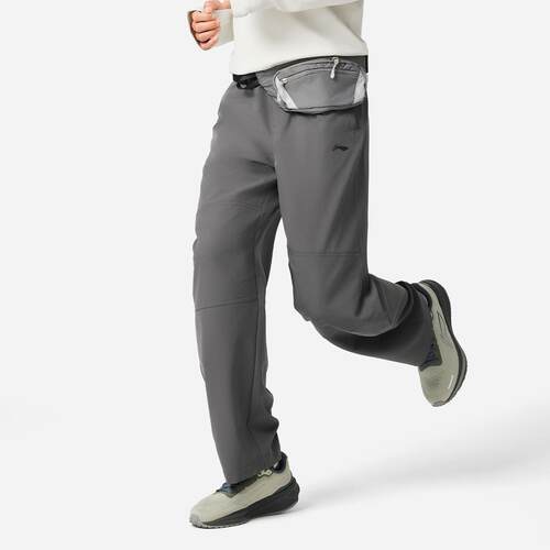 李宁正品健身系列男子直筒机能裤弹力舒适耐穿运动长裤AYKV899 - 图1