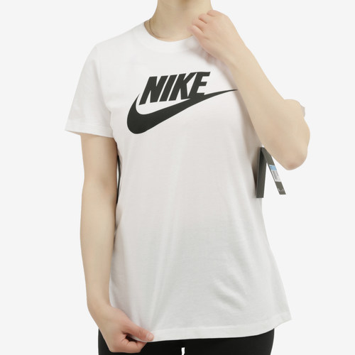 Nike/耐克正品休闲女子时尚运动训练圆领短袖上衣 BV6170-100 - 图0
