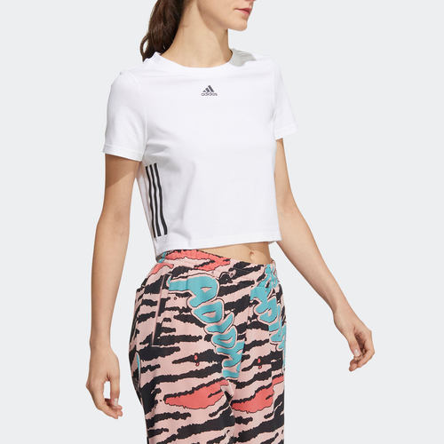 Adidas/阿迪达斯正品ATMOS合作款女子运动休闲短袖T恤HF5115 - 图1