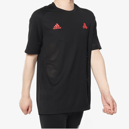 Adidas/阿迪达斯正品男子透气宽松足球运动圆领短T恤 DP2713 - 图0