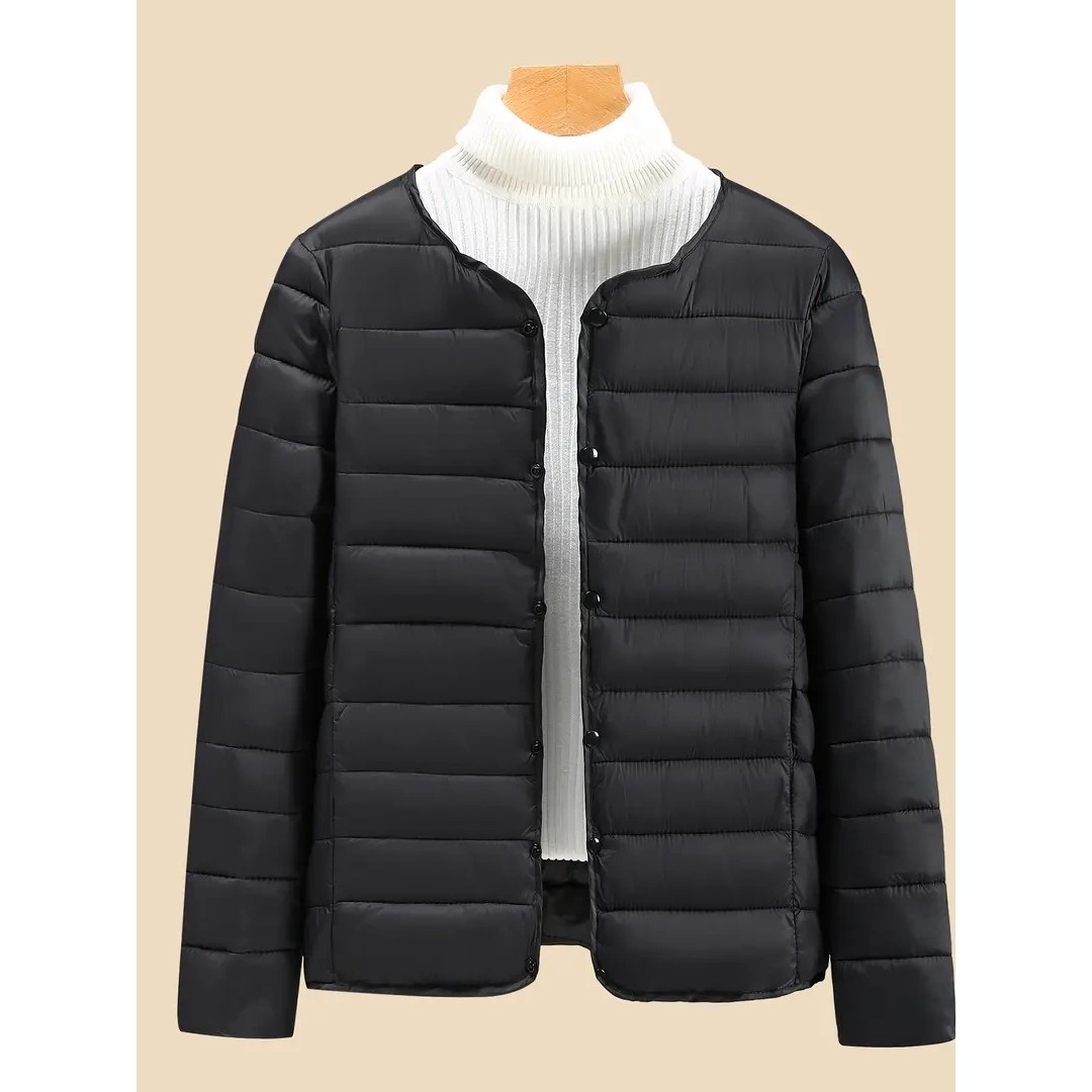 棉服女2025新款韩版修身内搭轻薄小棉衣棉袄外穿短款秋冬外套,淘宝优惠券,粉丝福利购,淘宝优惠卷