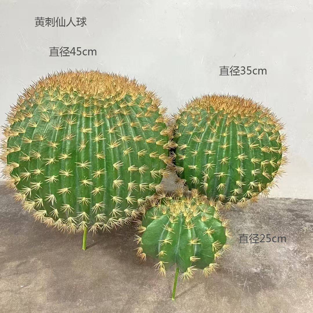 仿真绿植 仙人柱多棱柱 仙人掌仙人球 落地植物 室内橱窗盆景摆件 - 图3