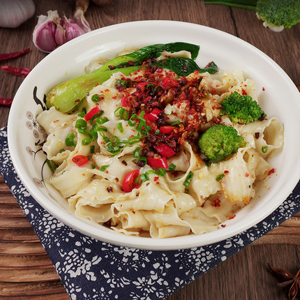 诚实人温县铁棍山药刀削面粗杂粮山药面宽面条油泼面刀削面主食面