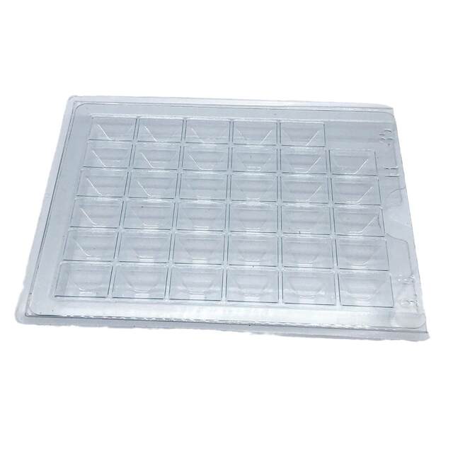 Gem storage box, transparent diamond box, ice flower cut zircon packing box empty box tool