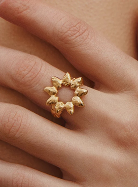Agapee · Helia 向日葵 戒指［法国设计师］