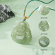 Chow Tai Sang Natural Hotan Jade Buddha Necklace