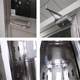 Air shower room manufacturer direct supply single-person double-bolt double-blown stainless steel dust-free workshop cargo shower door purification equipment