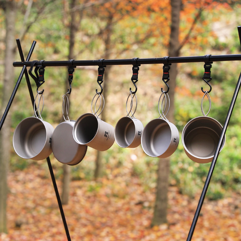 诺歌花园户外锅具露营炊具野营套锅纯钛卡式炉专用锅野炊烧水煮饭,淘宝优惠券,粉丝福利购,淘宝优惠卷