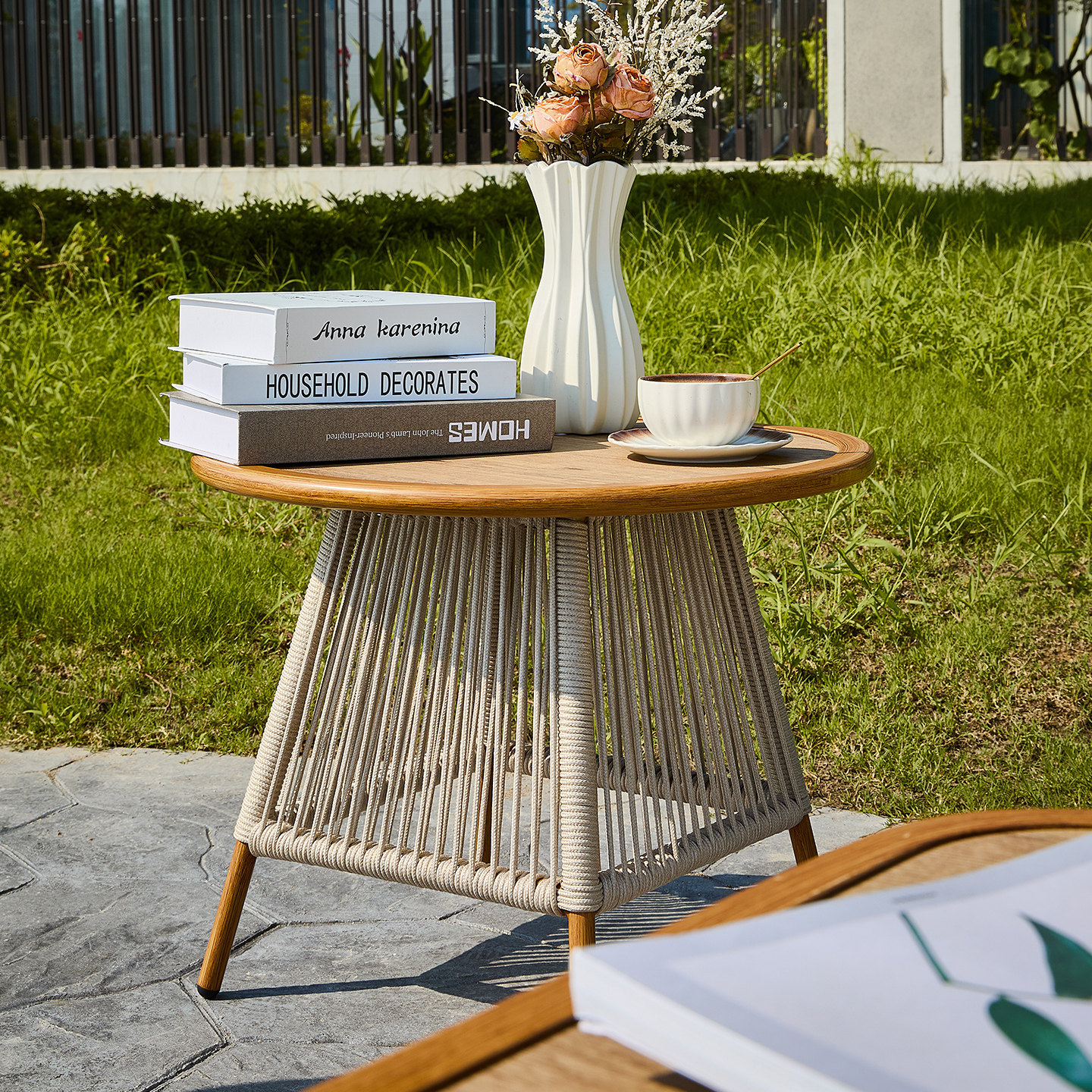 诺歌花园户外藤编拉绳沙发组合室外露天庭院防水防晒休闲露天阳台,淘宝优惠券,粉丝福利购,淘宝优惠卷