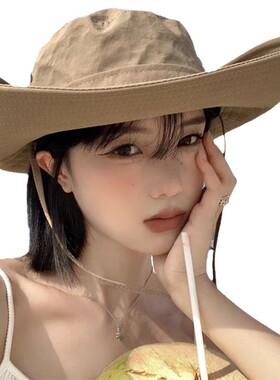 登山帽露营帽2025春夏防水渔夫帽