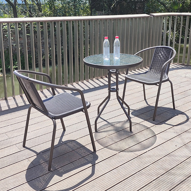 户外休闲椅室外餐椅仿藤椅阳台靠背椅庭院凳子椅子花园咖啡扶手椅,淘宝优惠券,粉丝福利购,淘宝优惠卷