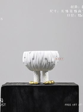 现代艺术黄色干花仿真花 样板间儿童房卧室床头柜桌面摆件