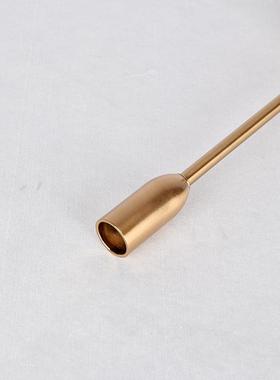 客厅家居摆件六件套烛台电镀拉丝防锈防潮轻奢家居装饰品金属摆件