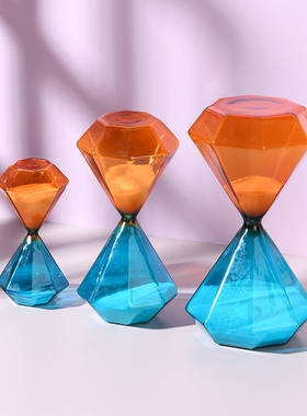 高颜值钻石沙漏计时器摆件装饰品