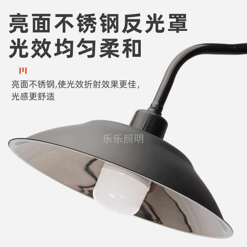 户外防水不锈钢马路弯杆灯室外防雨照明灯墙壁工矿灯复古庭院灯具,淘宝优惠券,粉丝福利购,淘宝优惠卷