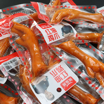 笑乐笑鸡爪凤爪卤味泡椒味香辣味