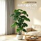 Light luxury simulated monstera floor-standing potted plant in the living room