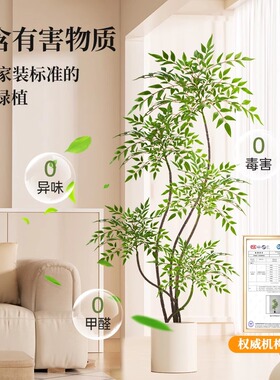 假绿植装饰仿真南天竹室内盆栽