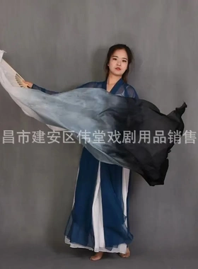 扇子左手指月同款舞蹈长扇古典舞
