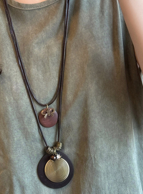 地心引力新中式胸前挂饰配饰单品