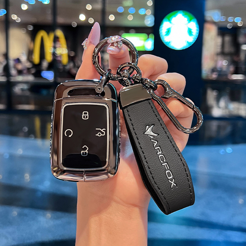 极狐t1钥匙套2025款北汽极狐T1车325/425pro专用金属全包扣壳男女 - 图3