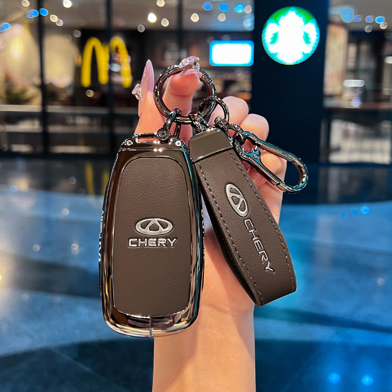 2025款奇瑞瑞虎8钥匙套24新艾瑞泽8八瑞虎7/9风云A8pro壳3x5x扣包 - 图2