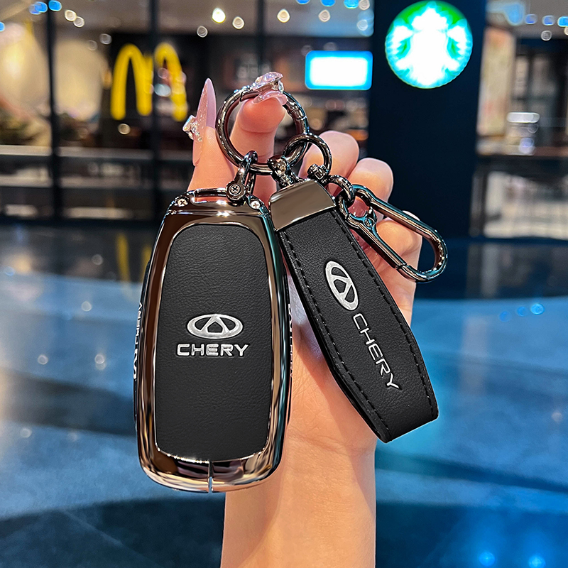 2025款奇瑞瑞虎8钥匙套24新艾瑞泽8八瑞虎7/9风云A8pro壳3x5x扣包 - 图1