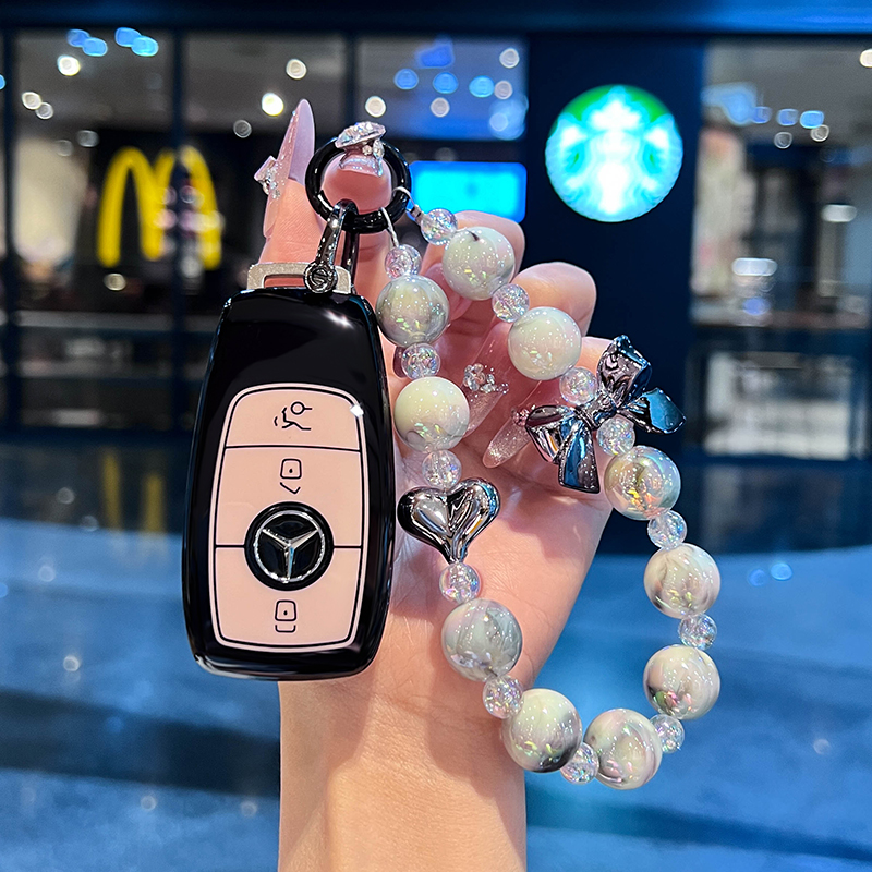 2025新款奔驰e300l钥匙套gle350高级a200l c260l glc壳扣glb220男 - 图2