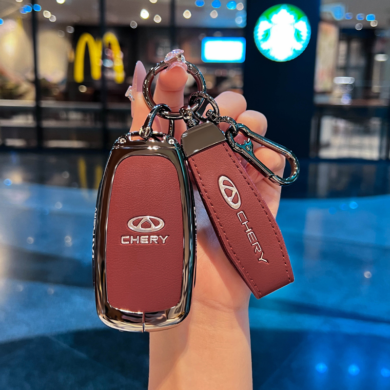 2025款奇瑞瑞虎8钥匙套24新艾瑞泽8八瑞虎7/9风云A8pro壳3x5x扣包 - 图3