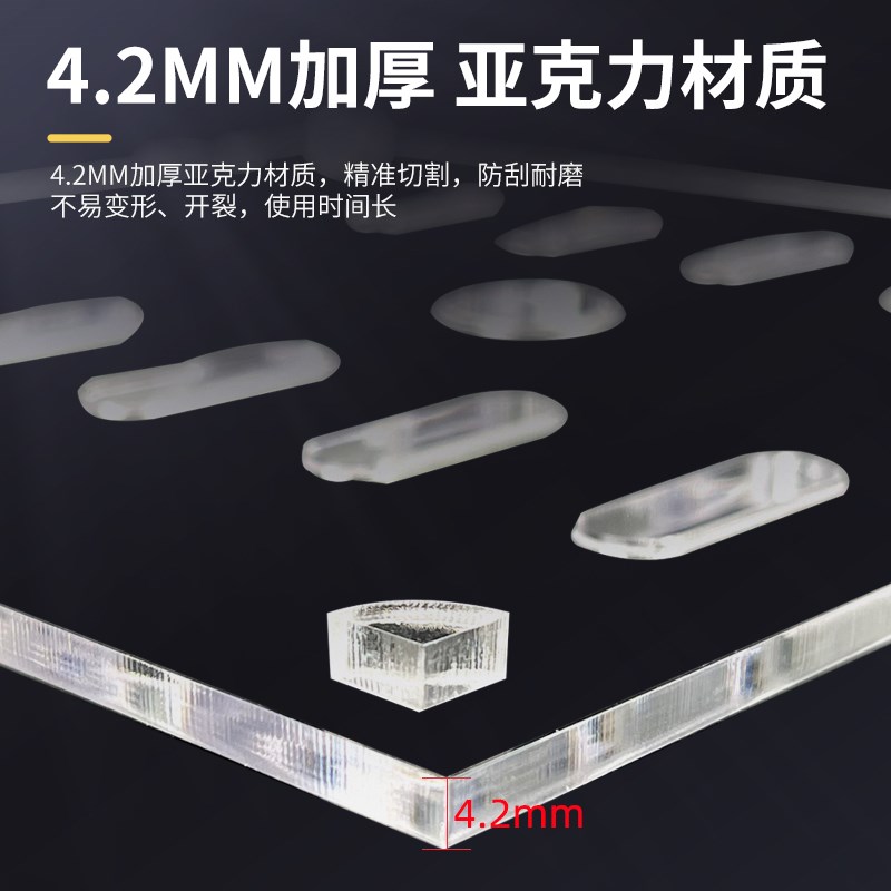 现货速发斗鱼缸盖子盖板小号中号超白缸盖旋转方缸双方缸亚克力盖 - 图3