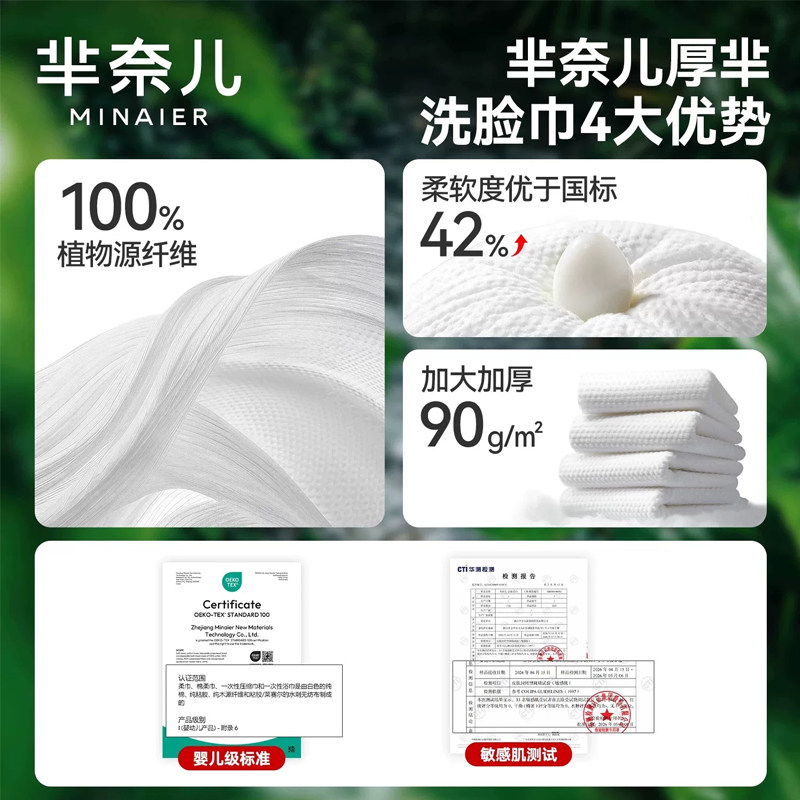 芈奈儿国潮加厚加大悬挂式洗脸巾