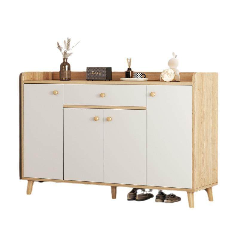 拉车套罩实木鞋柜家用门口新款2025入户储物柜楼道室内玄关柜一体,淘宝优惠券,粉丝福利购,淘宝优惠卷