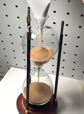 腾格里沙漠沙子自制沙漏diy材料包桌面装饰摆件送朋友纪念小礼物
