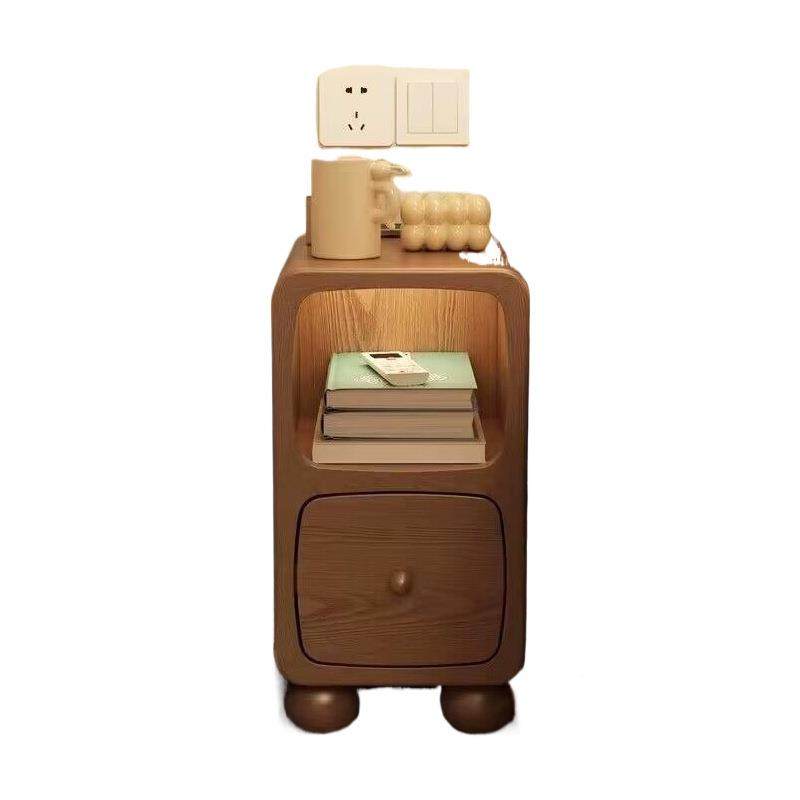 超迷你床头柜小型窄带灯床边窄简极约现代卧室夹缝窄木边置物架实,淘宝优惠券,粉丝福利购,淘宝优惠卷