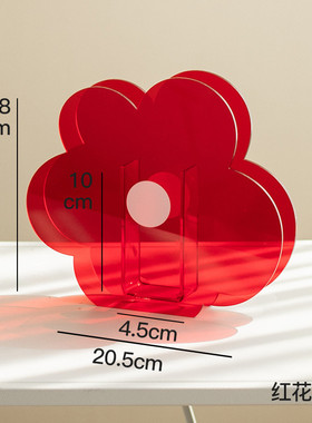 南十字星网红亚克力花瓶创意客厅插花花器餐桌艺术摆件造型ins风