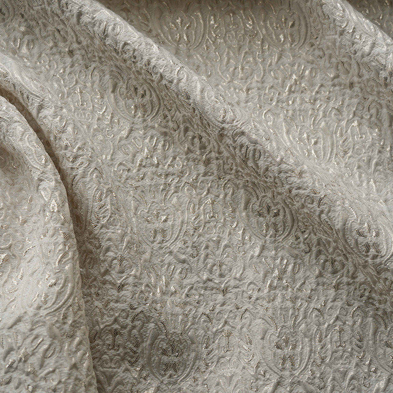 金银丝浮雕宫廷复古提花面料洛丽塔旗袍微弹涤棉箱包鞋服布料,淘宝优惠券,粉丝福利购,淘宝优惠卷