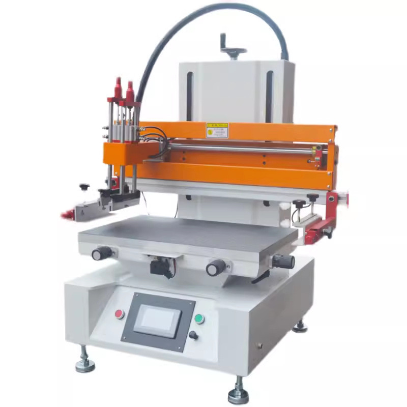 Touch screen screen printing machine Wooden board sheet metal Acrylic bag PCB sign PET film flat screen printing machine