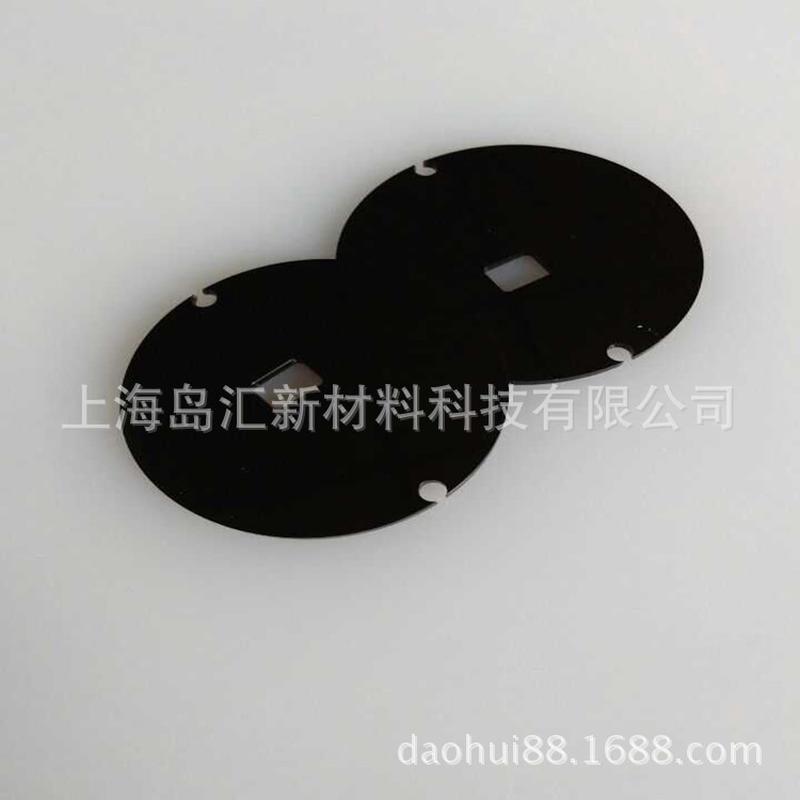 1mm黑色PC片1.5mmPC耐力板分切雕刻成型黑色不透明耐力板阻燃PC板 - 图2