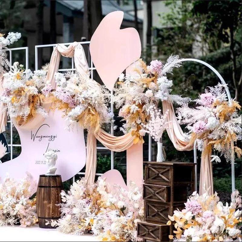 新款婚庆道具拱形舞台背景迎宾摆件路引装饰婚礼铁艺花架拱门布置,淘宝优惠券,粉丝福利购,淘宝优惠卷