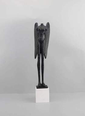 软装大理石铸铁人物摆件售楼处样板房店酒店现代现代简约饰品摆件