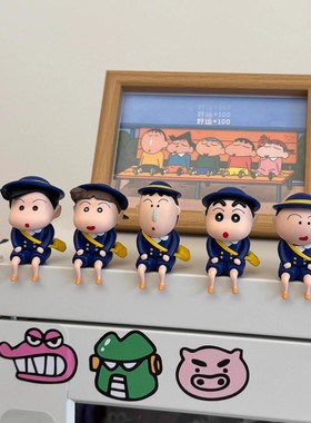 家居好物｜蜡笔小新摆件桌面装饰品可爱客厅电视柜玄关手办创意