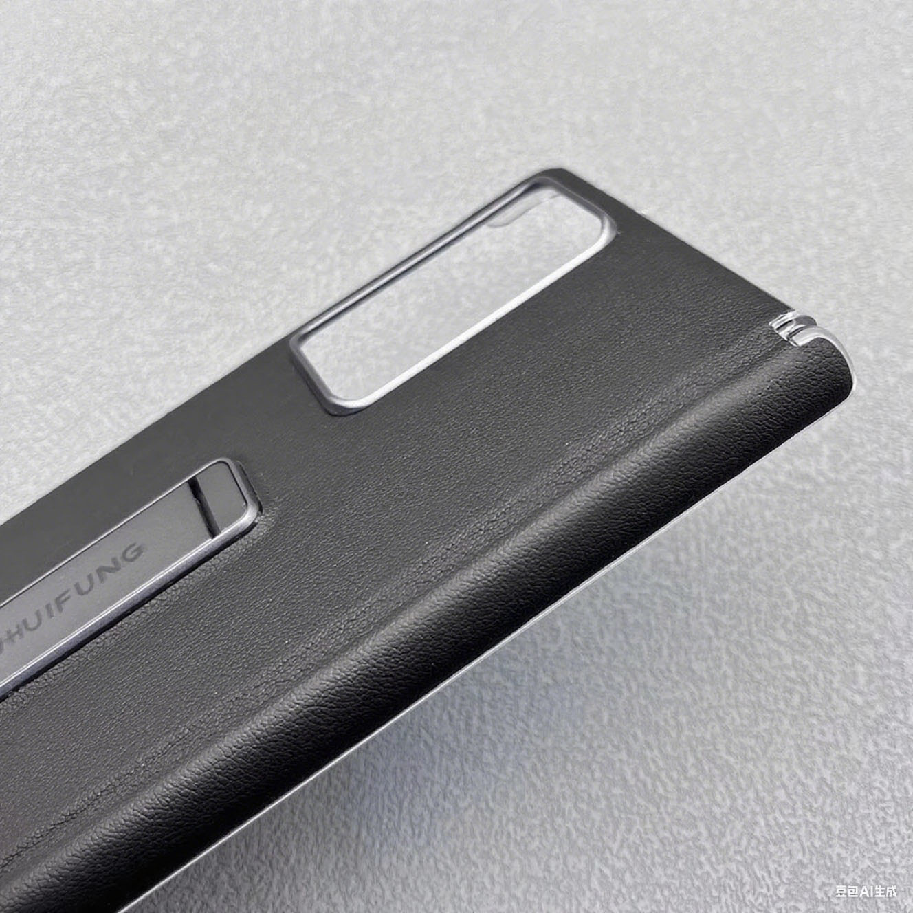 SHUIFUNG适用荣耀magicVs2手机壳新款折叠屏V2至臻版素皮支架保护壳中轴外壳前框式全包男士商务超薄防摔保护 - 图0