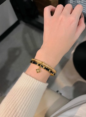 金包银万象手镯女送妈妈女友礼物