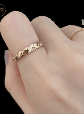 不掉色钛钢气质高级感戒指简约