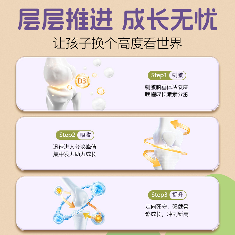 东亚制药MiniMax儿童宝宝维生素D3补钙提高免疫力促进钙吸收软糖