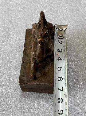 古董古玩仿古铜加厚印章怀旧章子家用复古工艺乡下老物件