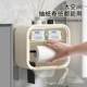 Large capacity bathroom tissue box double-layer sliding door wall hanging roll paper paper draw box garbage bag storage box storage rack
