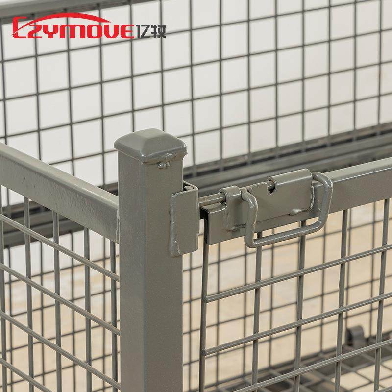 仓储笼铁框仓库折叠式周转铁筐重型供应厂家江苏现货按需定,淘宝优惠券,粉丝福利购,淘宝优惠卷