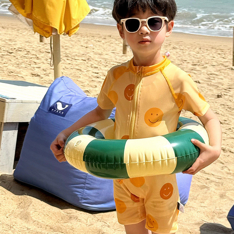 男童泳衣儿童游泳衣宝宝连体泳装2025夏季新款男孩速干泳裤高颜值,淘宝优惠券,粉丝福利购,淘宝优惠卷